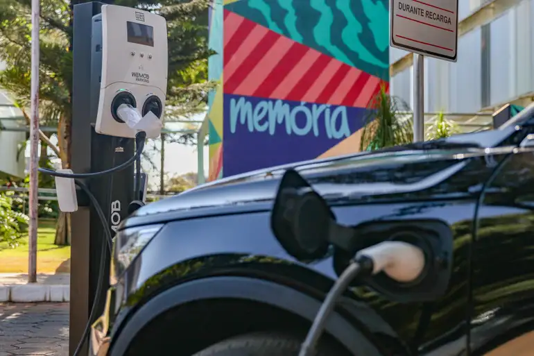 Recarga de carro elétrico