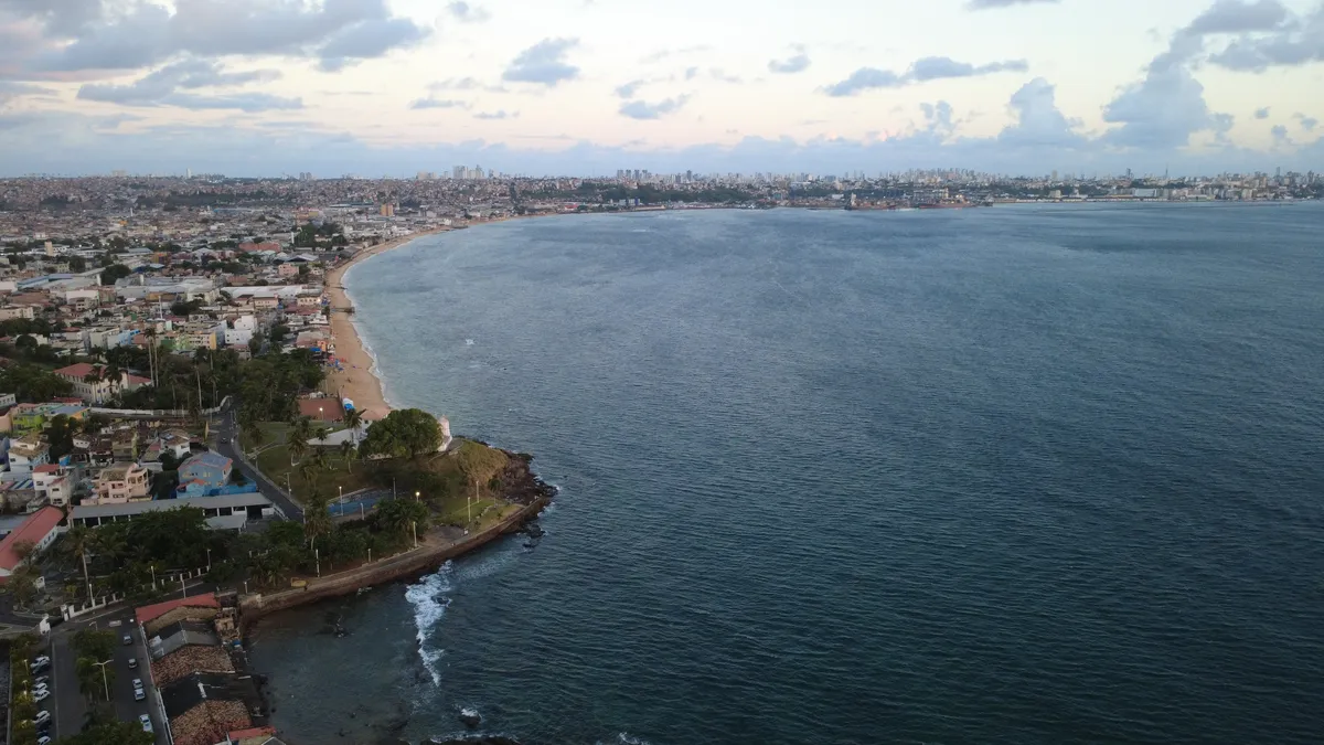 Vista da praia de Boa Viagem