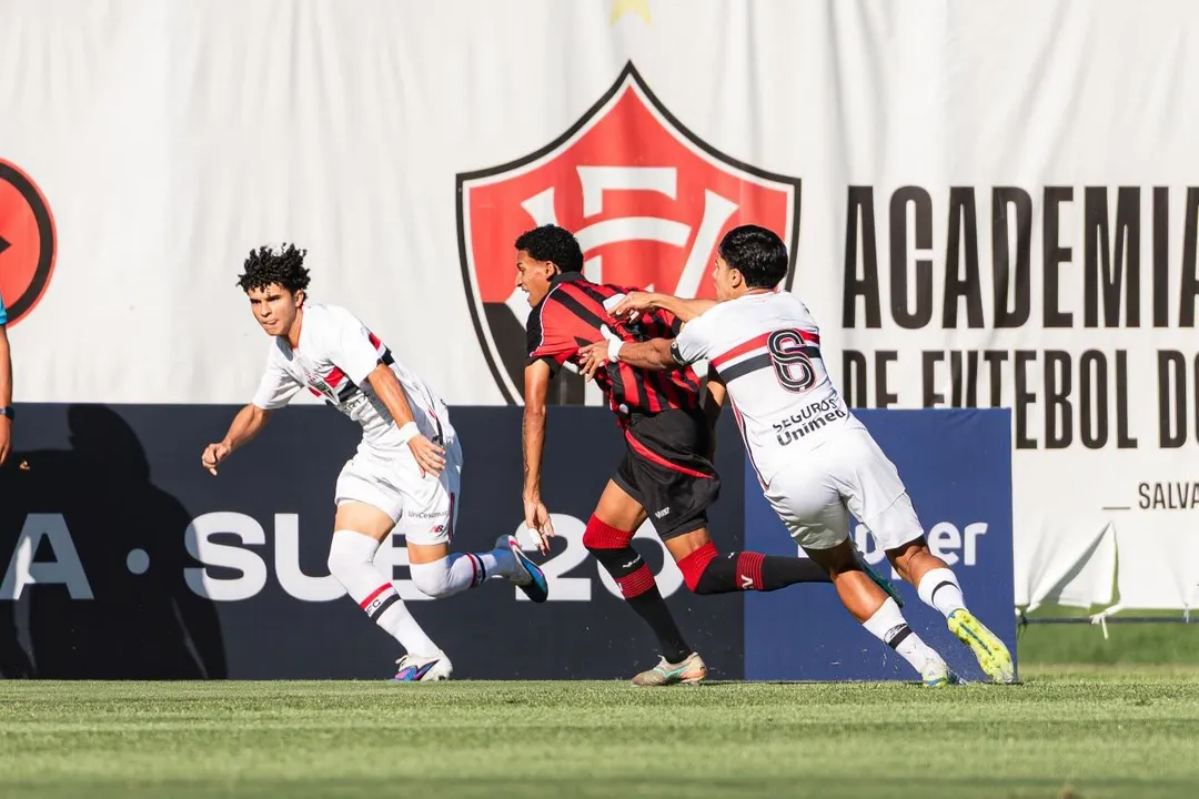 Vitória foi derrotado pelo São Paulo no Brasileirão sub-20