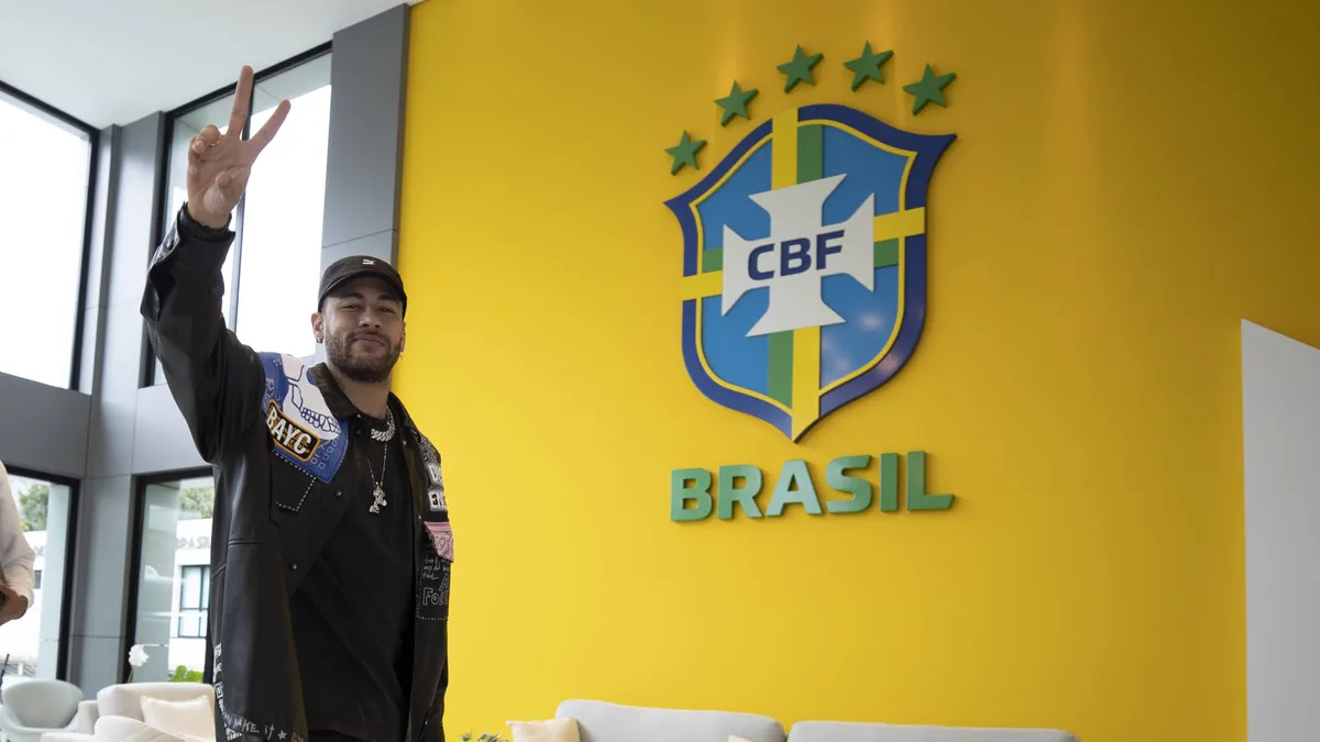 Neymar na Granja Comary