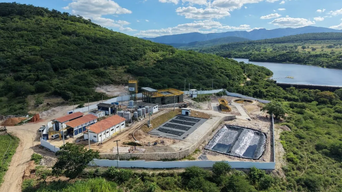 Sistema de abastecimento hídrico no interior da Bahia