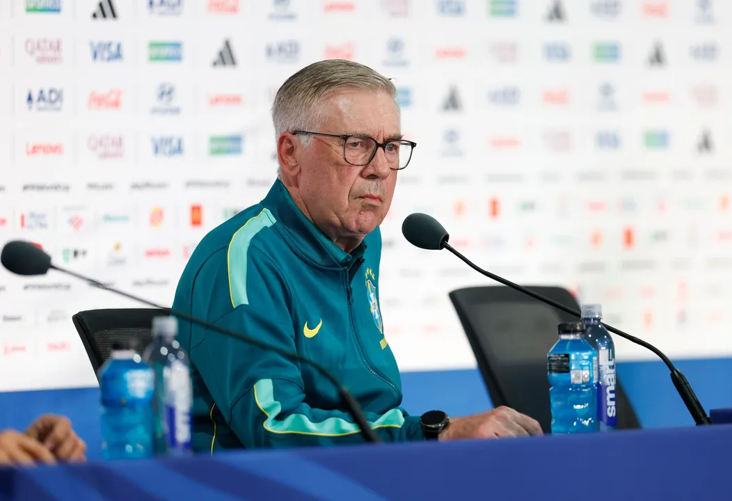 Carlo Ancelotti, técnico da Seleçeão Brasileira