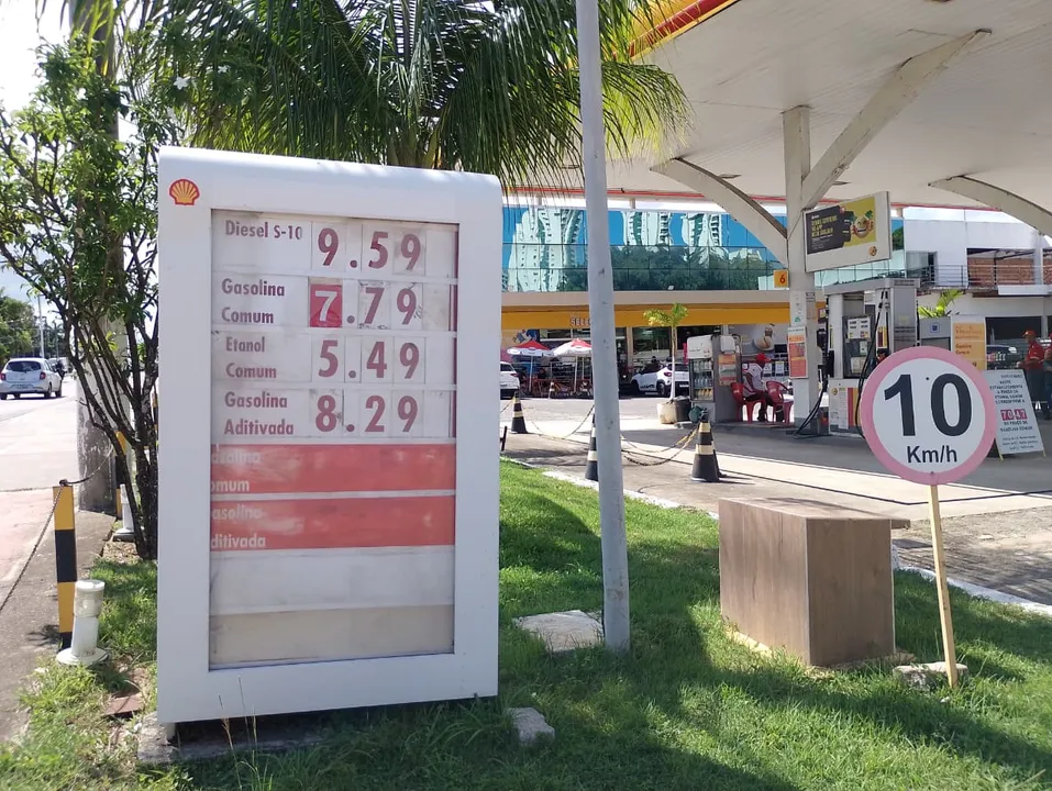 Posto Shell na av. Pinto de Aguiar, em Salvador, visitado em 20 de março (imagem ilustrativa)