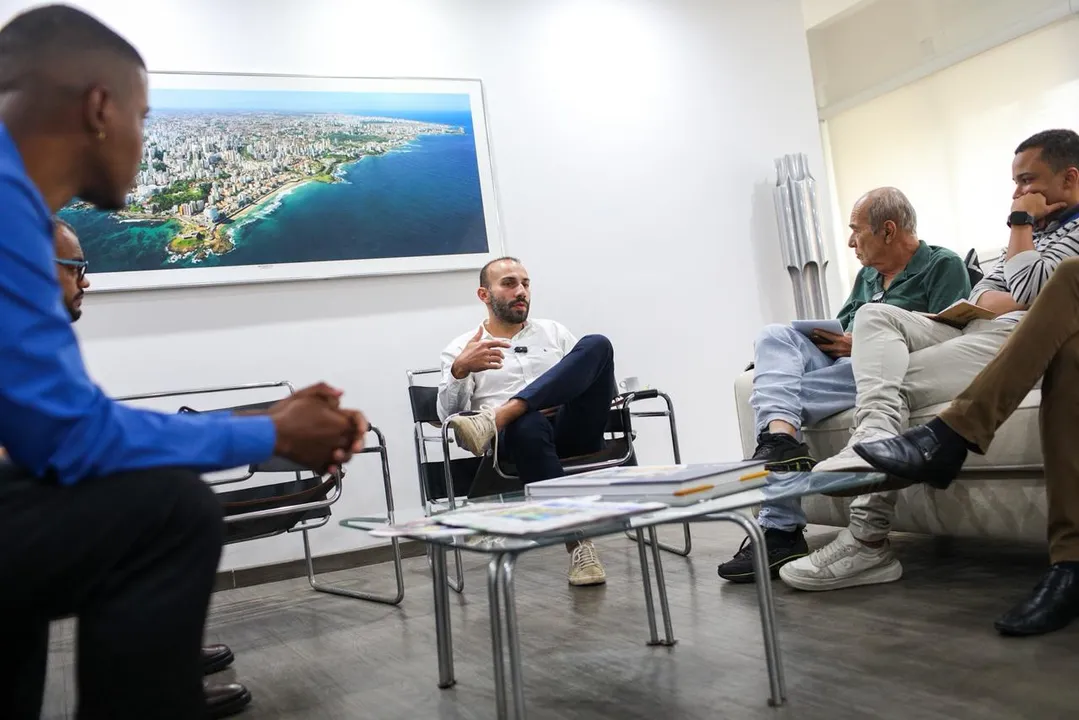 Andrei Roman visitou a sede do Grupo A TARDE nesta segunda-feira, 1º.