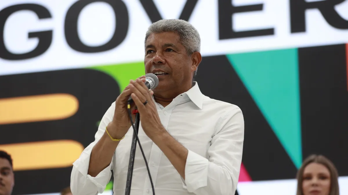 O governador da Bahia, Jerônimo Rodrigues