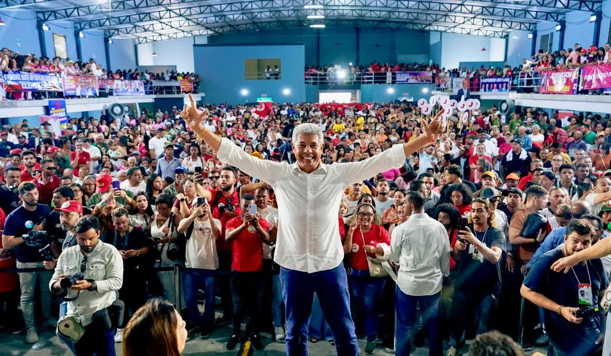 Governador da Bahia, Jerônimo Rodrigues (PT), durante PGP em Senhor do Bonfim