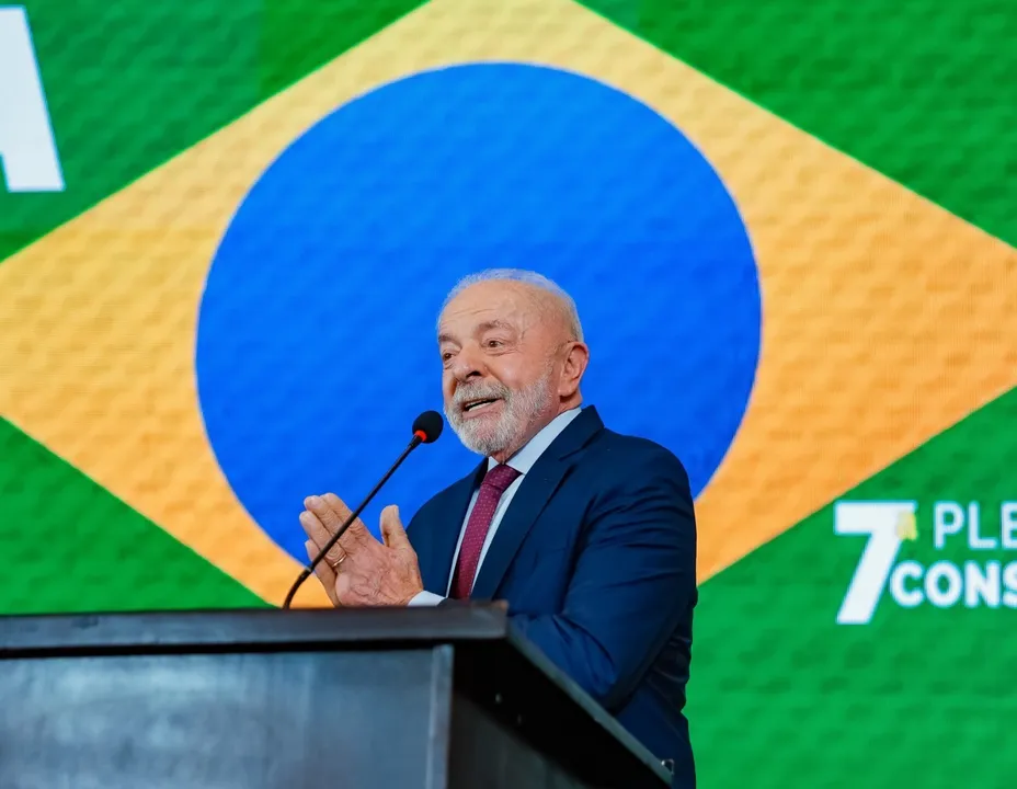 O presidente do Brasil, Lula