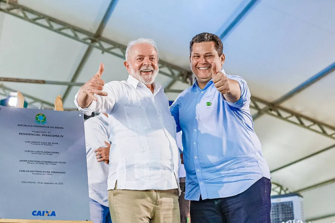 Lula e Davi Alcolumbre