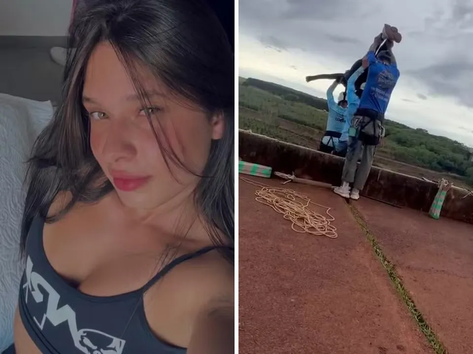 Maria Eduarda Rodrigues de Freitas morreu após ser lançada em rope jump sem corda