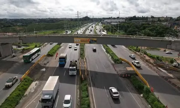 Imagem ilustrativa da imagem Obras do VLT avançam e provocam novos bloqueios e desvios na BR-324