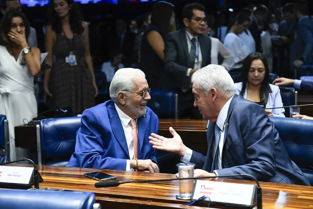 Senadores Jaques Wagner e Otto Alencar