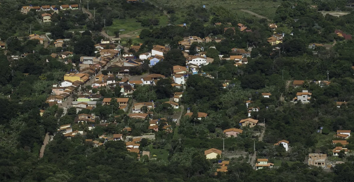 Loteamento Wilson, no Vale do Capão, visto de cima
