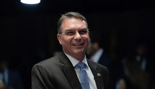 O senador Flávio Bolsonaro