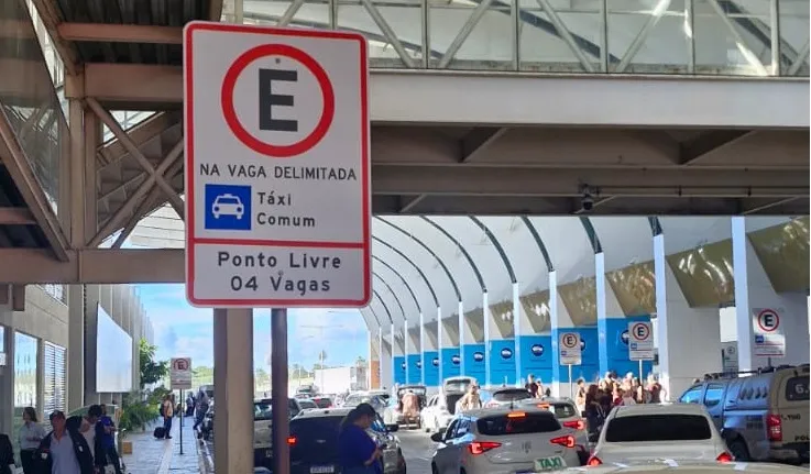 Segundo presidente da AGT, Denis Paim, placa não prejudica o fluxo no local