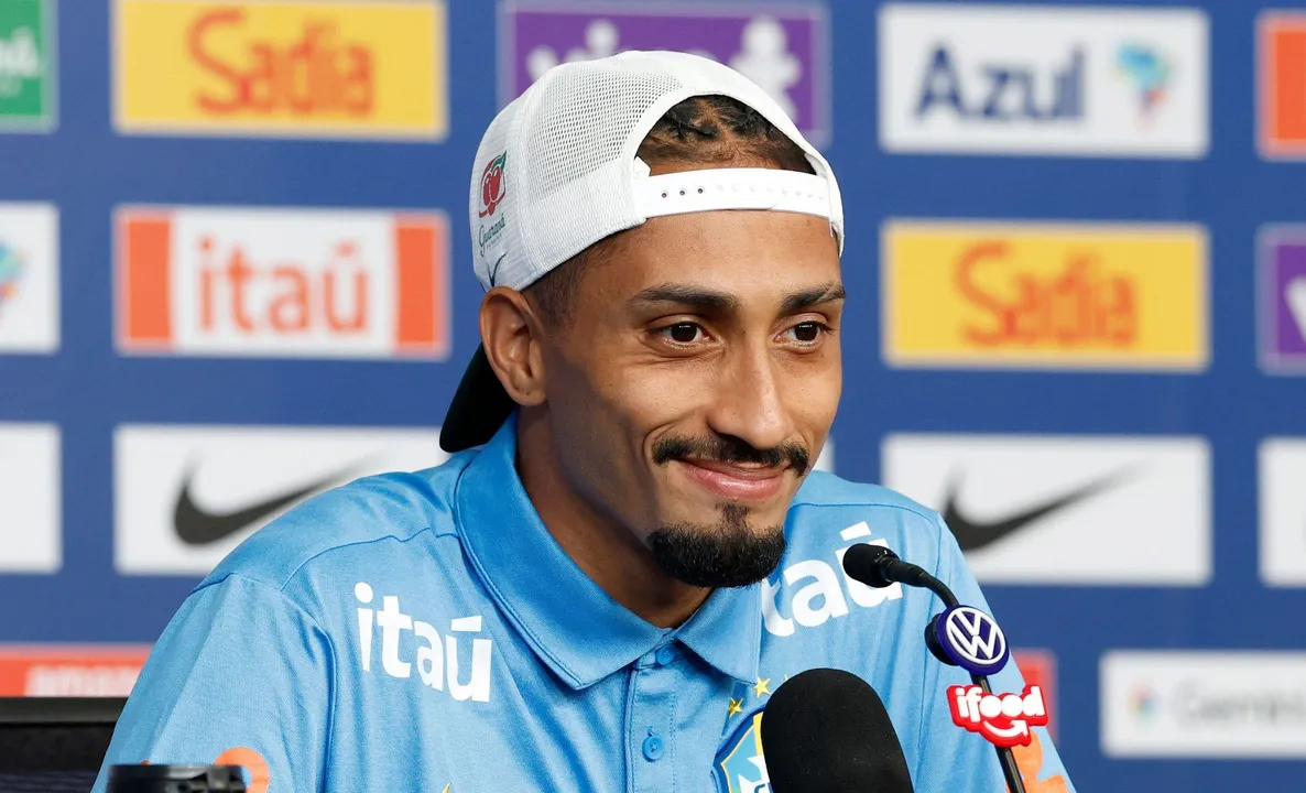 Raphinha, atacante da Seleção Brasileira
