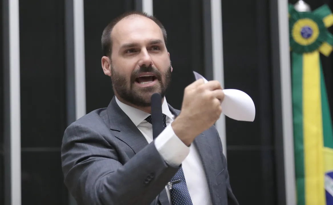 Eduardo Bolsonaro, filho do ex-presidente Jair Bolsonaro