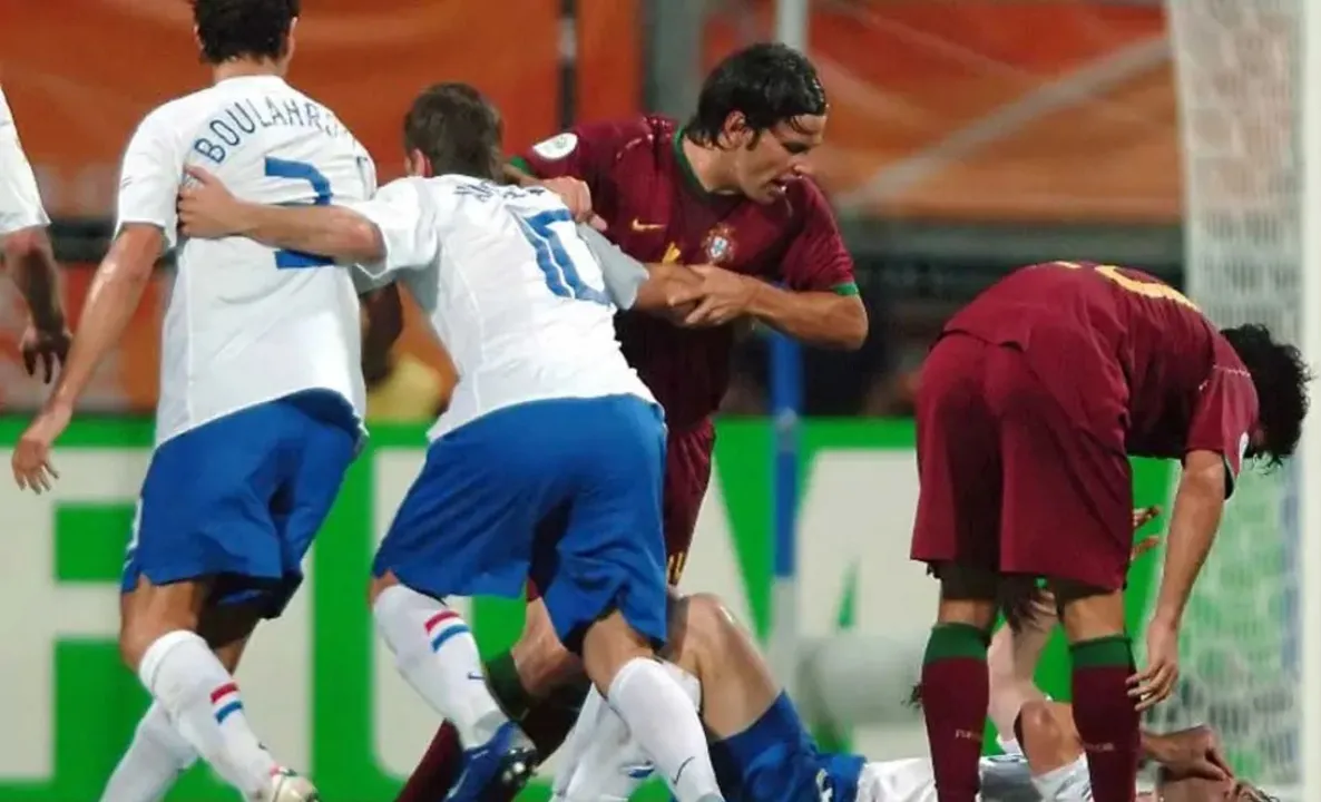 Portugal e Holanda protagonizaram jogo histórico na Copa do Mundo de 2006