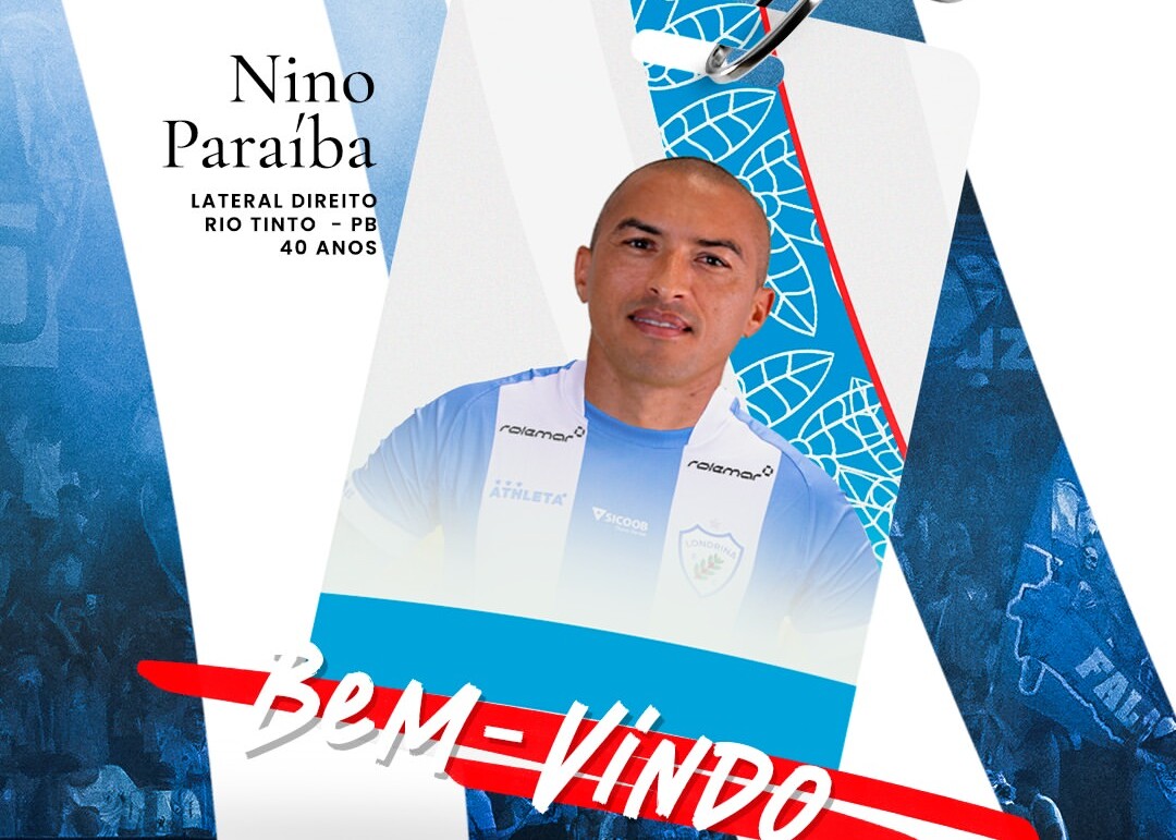Ex-dupla BaVi Nino Paraíba acerta com Londrina aos 40 anos para a Série B