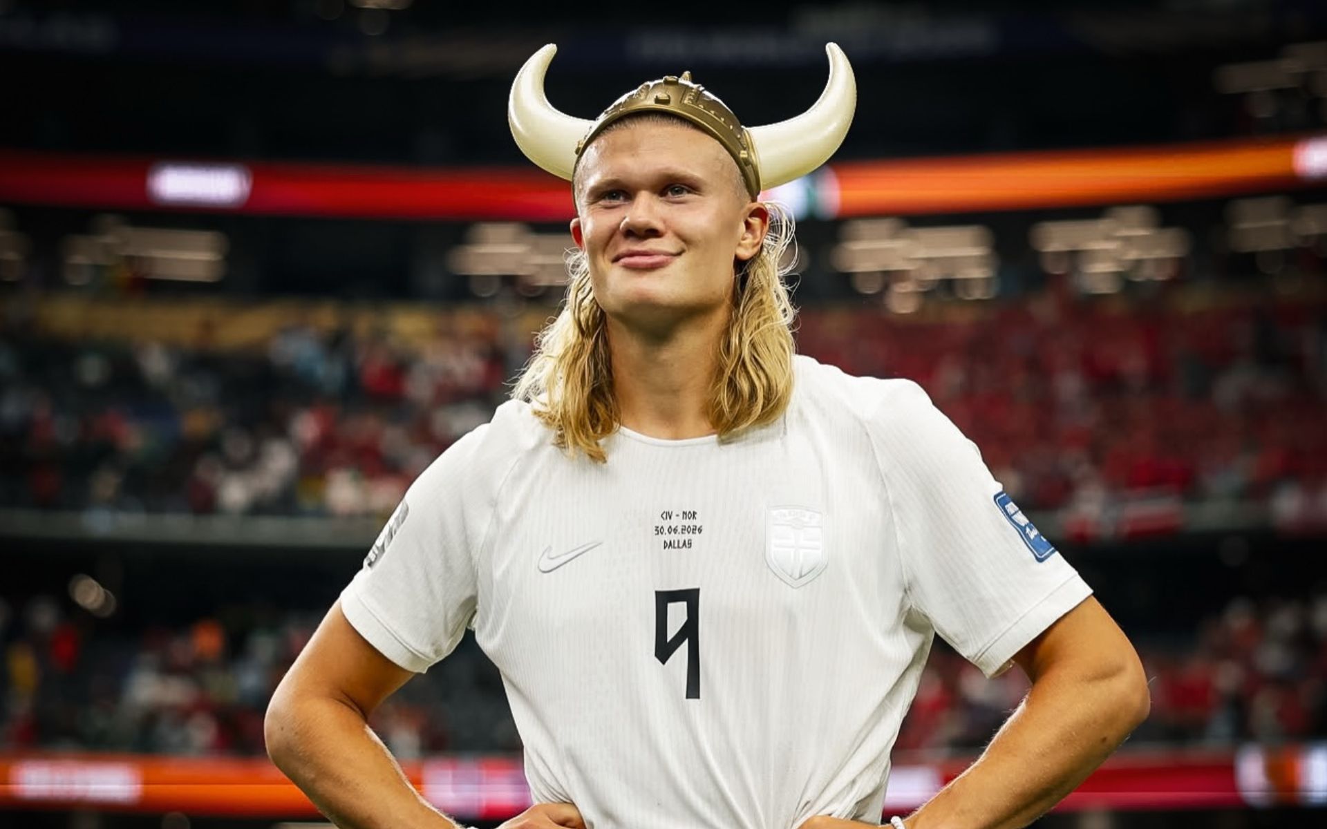 Música gravada por Haaland faz sucesso após vitória da Noruega na Copa