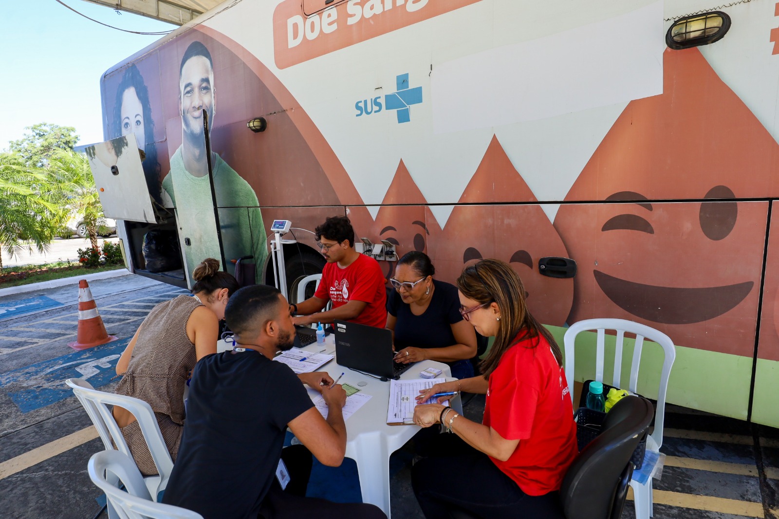 110 bolsas de sangue: campanha do TCE mobiliza doadores no CAB