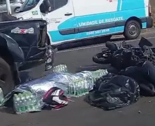 Motociclista morre após bater na traseira de carro na BR-324