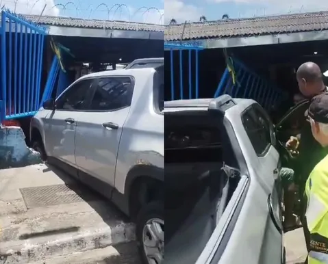 Feirante é atropelado após carro invadir a Feira de São Joaquim - Imagem