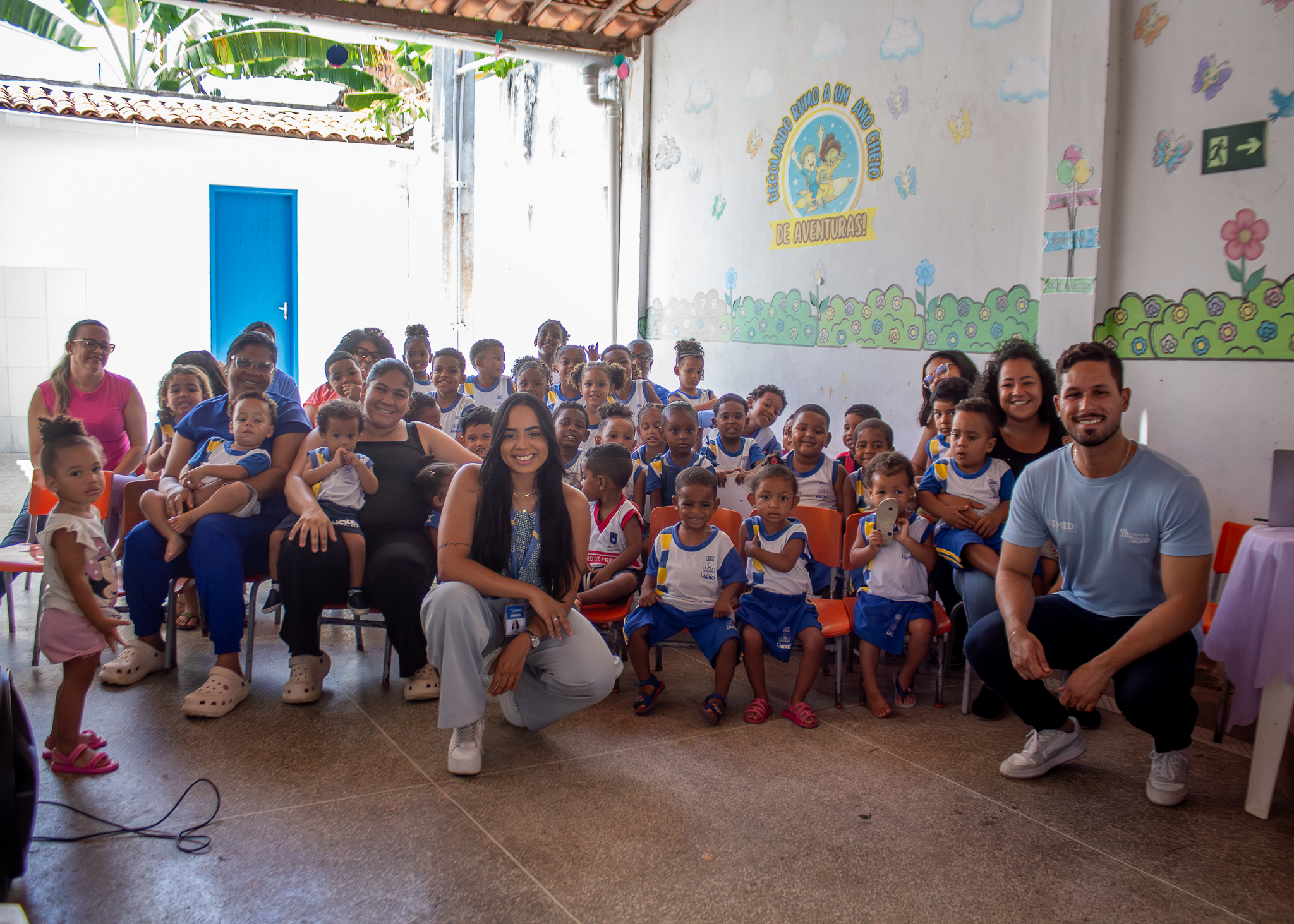 Creche em Lauro de Freitas ensina alimentação saudável com cinema