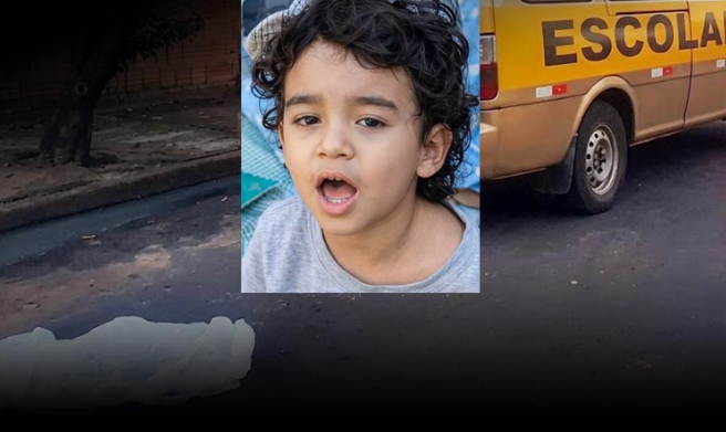 Criança de 3 anos morre após ser atropelada por van escolar na Bahia