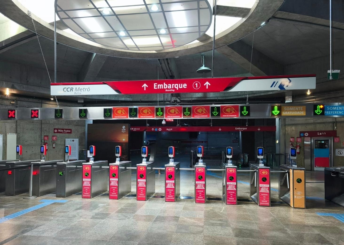 Metrô terá operação especial para Bahia x Internacional na Fonte Nova