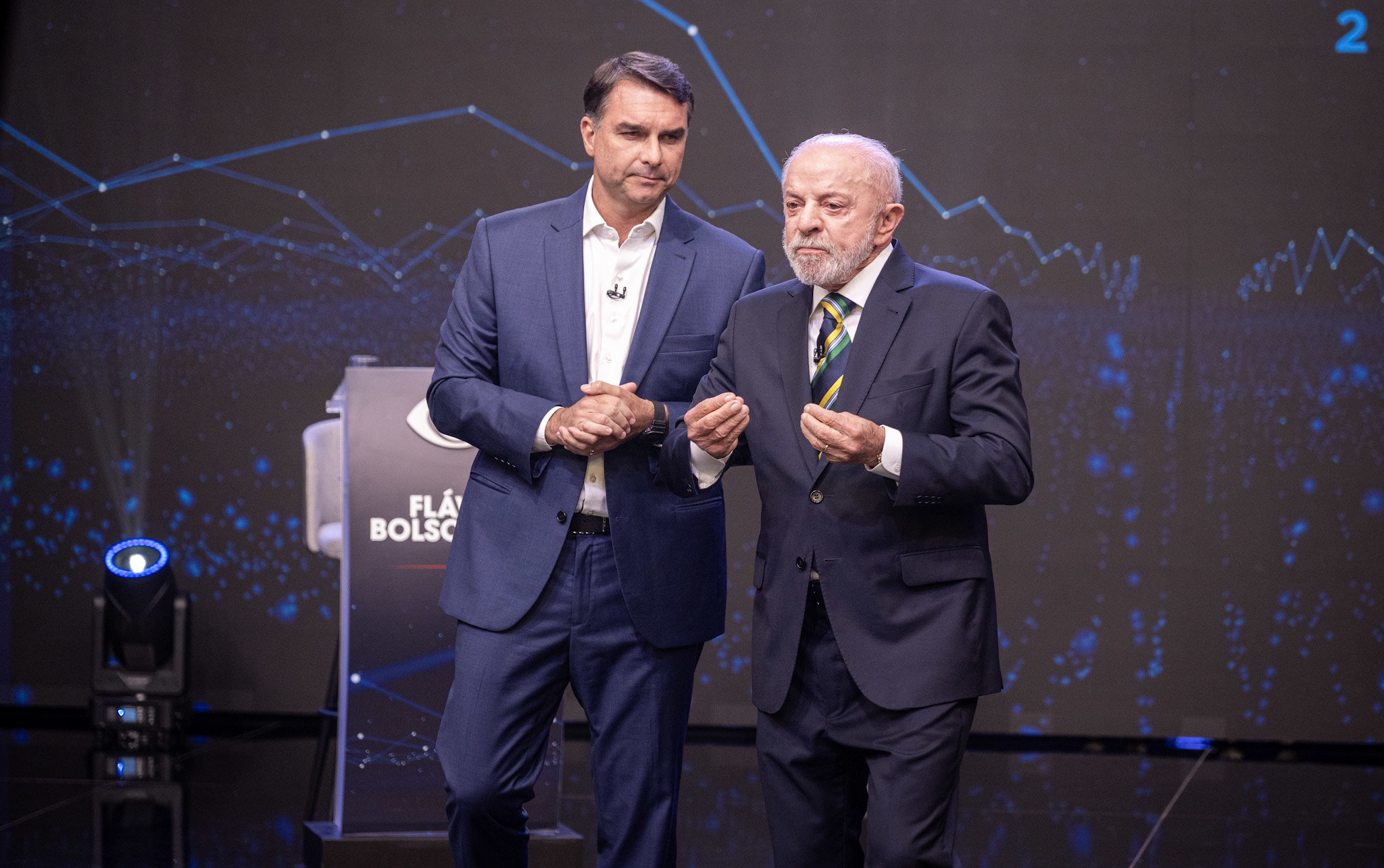 Próximos nas pesquisas, Lula e Flávio têm debate decisivo nesta sexta-feira