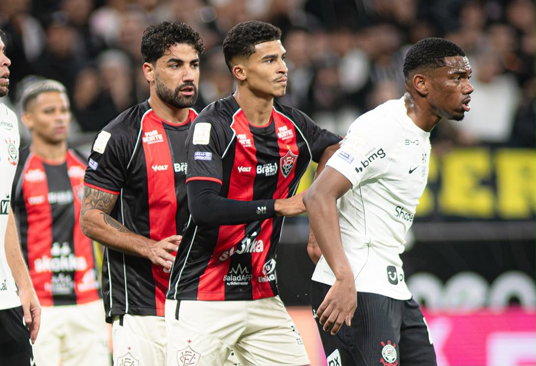 Vitória fica no empate com o Corinthians e segue em jejum fora de casa