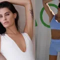 Férias na Bahia! Isabeli Fontana posa de biquíni rosa ao lado do filho imagem