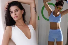Férias na Bahia! Isabeli Fontana posa de biquíni rosa ao lado do filho - Imagem