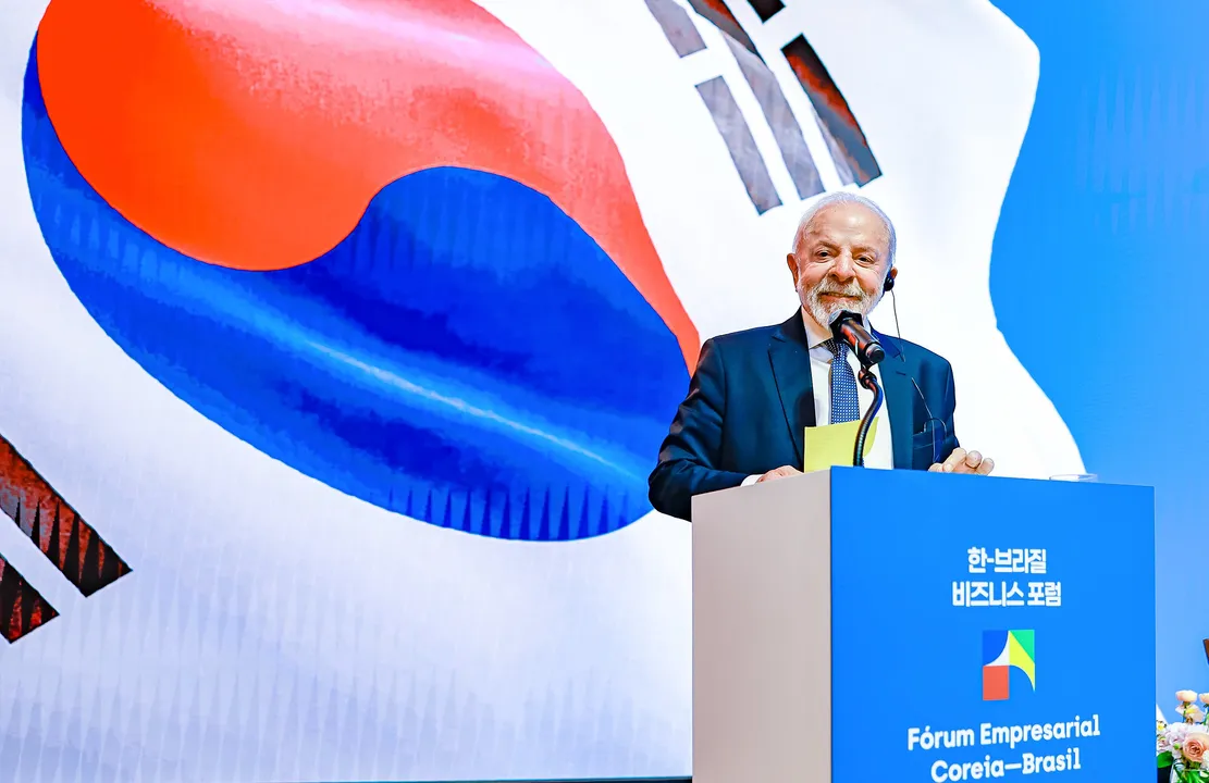 Lula no Fórum Empresarial Brasil-Coreia do Sul