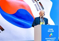 Na Coreia do Sul, Lula diz que Brasil produz proteína que não engorda