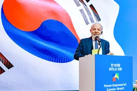 Na Coreia do Sul, Lula diz que Brasil produz proteína que não engorda - Imagem