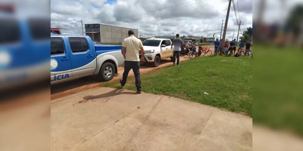 O SAMU chegou a ser acionado mas já encontrou a vítima sem vida no local