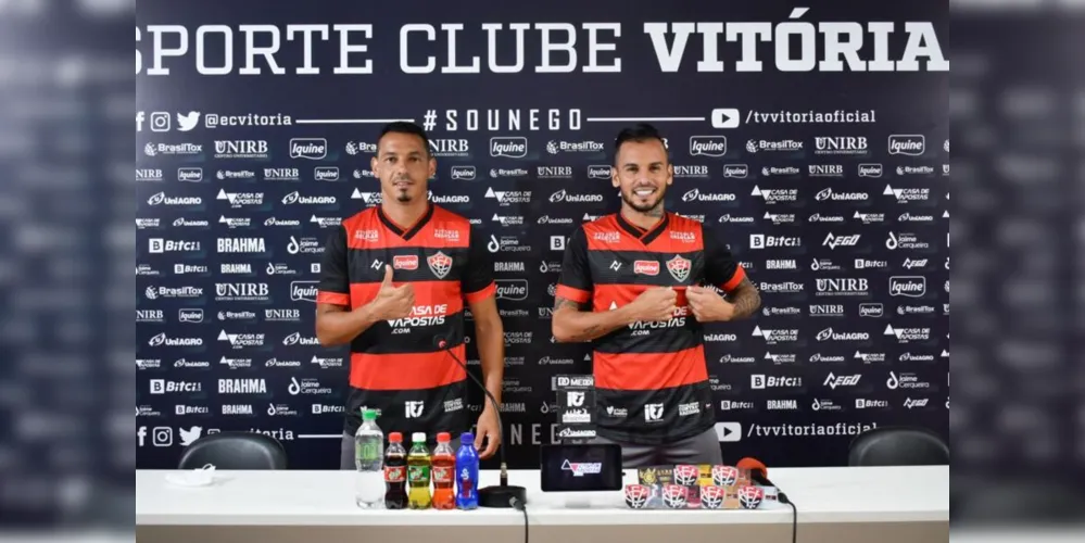 A dupla falou das expectativas pelo Vitória em 2022