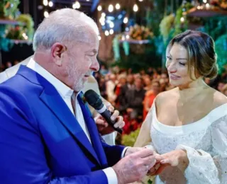 Políticos e artistas comparecem ao casamento de Lula e Janja