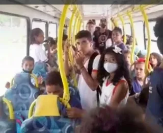 Vidro de ônibus escolar solta e fere aluna no município de Conde