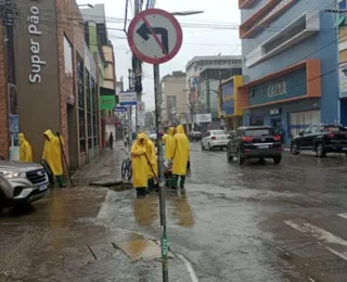 Chuva provoca alagamentos de vias e outros transtornos em Itabuna