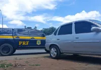 Veículo roubado é recuperado pela PRF na cidade de Manoel Vitorino