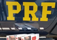 PRF apreende 400 maços de cigarro na Chapada Diamantina
