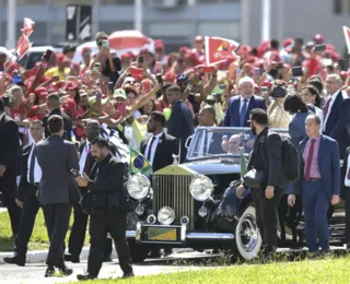 Ex-presidente Dilma participa da cerimônia de posse de Lula