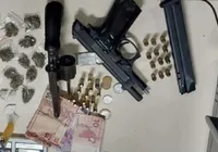 Homem é preso com armas e drogas em Feira de Santana