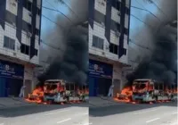 Criança de 4 anos morre com 90% do corpo queimado em ônibus incendiado