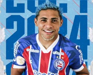 Bahia anuncia renovação de contrato de Vitor Jacaré