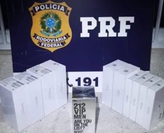 PRF apreende celulares e perfumes importados na BR-116