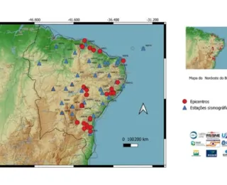 Bahia lidera ranking de tremores de terra no mês de abril