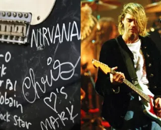 Guitarra quebrada por Kurt Cobain em show é vendida por R$ 3 milhões